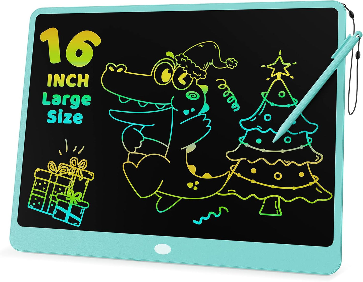 LCD Writing Tablet, 8.5 Inch Toddler Doodle Board Drawing Tablet, Erasable Reusable Electronic Drawing Pads, Educational and Learning Toy for 3-8 Years Old Boy and Girls (Pink)