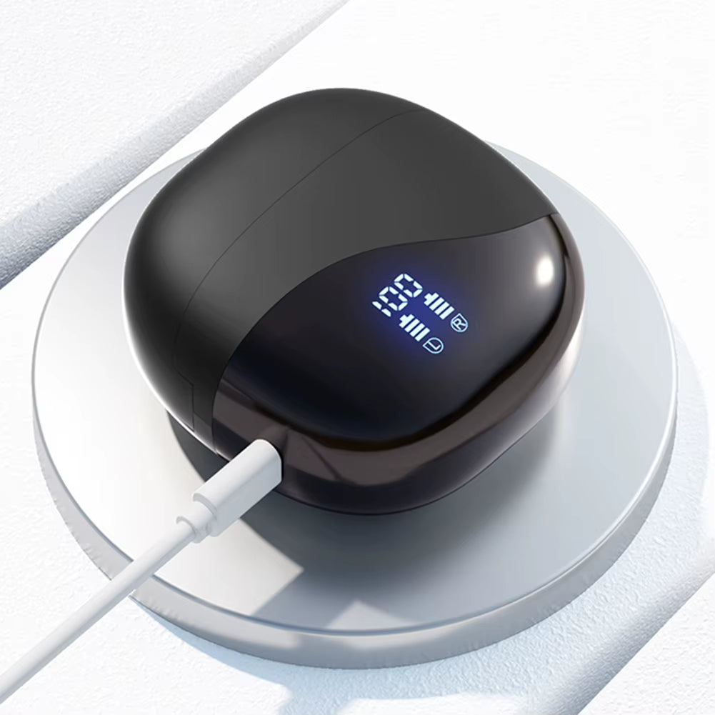 Real Time AI Translator Earbuds Bluetooth-Compatible 5.4 Translator Headset Noise Cancelling Translation Ear Hook for Business