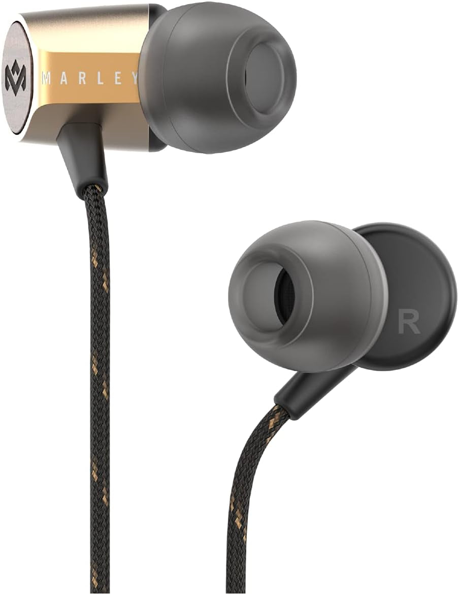 Uplift 2: Wired Earphones with Microphone and Sustainable Materials (Black)
